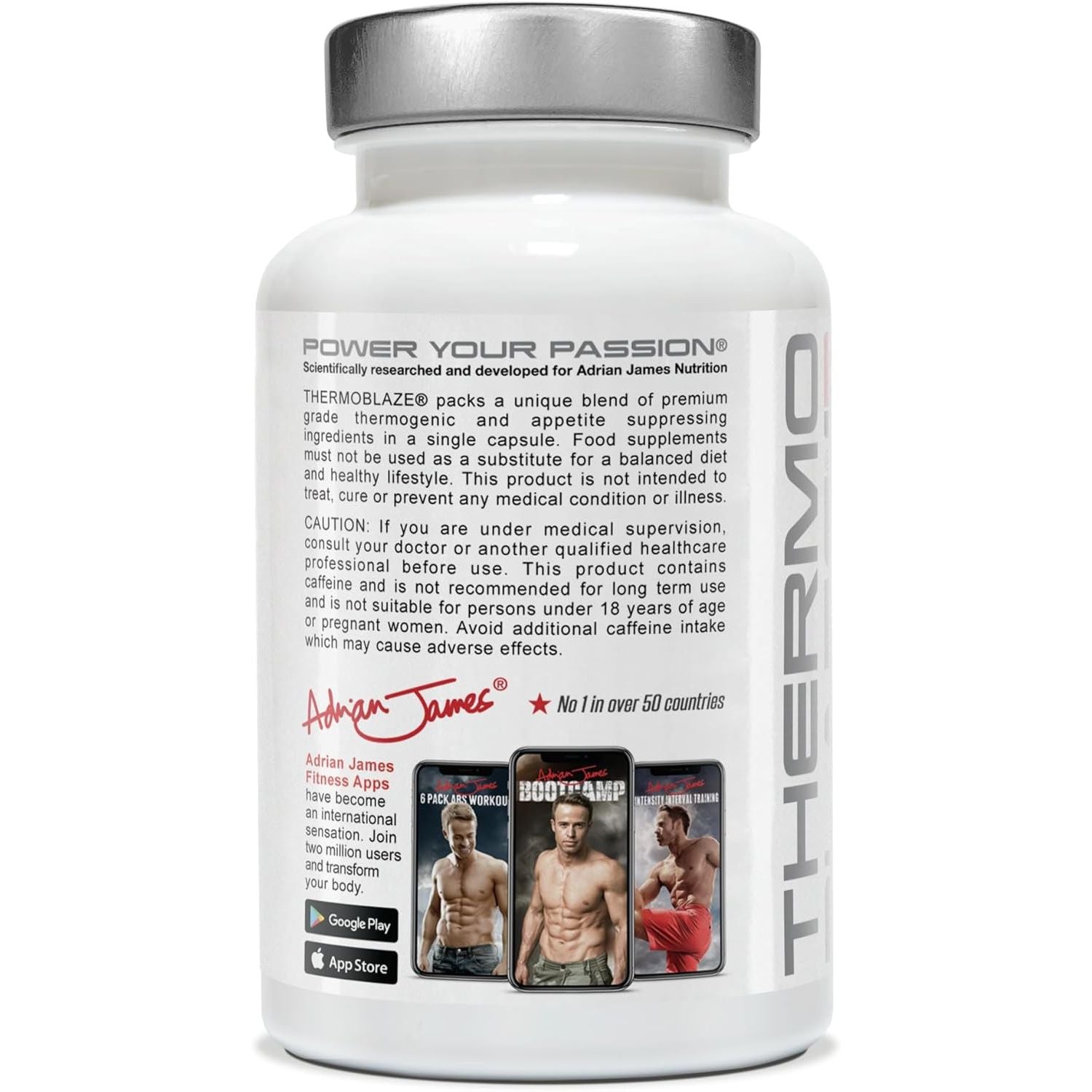 Adrian James Nutrition - Thermoblaze (2 Pack) for Men & Women, 60 Days Supply