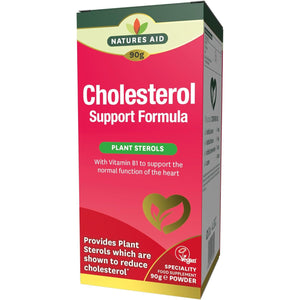 Natures Aid Cholesterol Support Formula, with Plant Sterols & Vitamin B1, 90 G Powder,145600