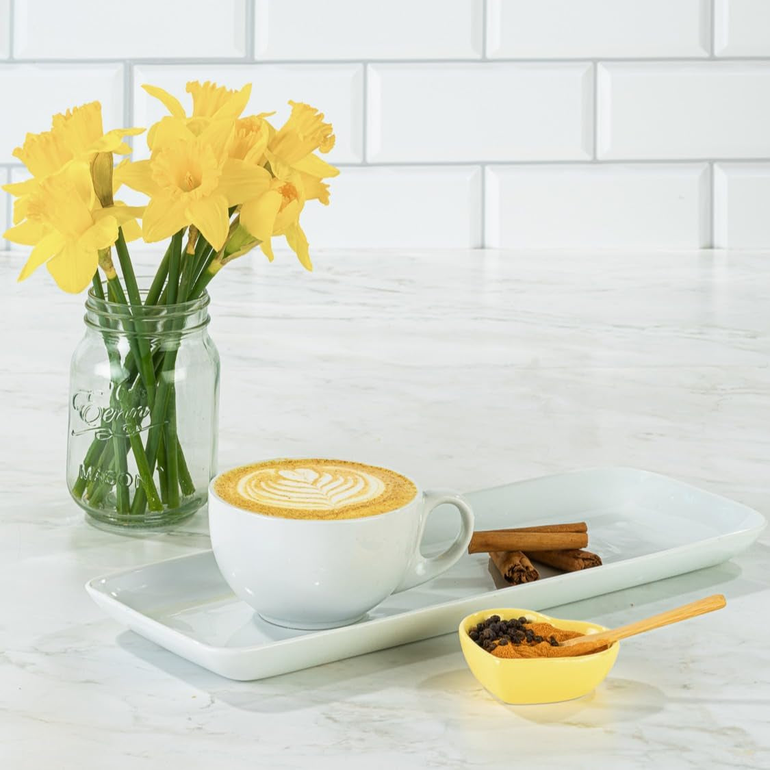 Sweet Revolution Organic Turmeric Latte with Black Pepper Barista Blend (1 X 100G) Tub. Gluten Free, Dairy Free, Refined Sugar-Free.