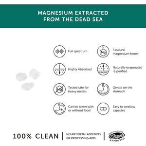 Marine Magnesium – Together Health – from Natural Marine Salts – 5 Natural Forms of Magnesium – Vegan Friendly – Made in the UK – 30 Vegecaps