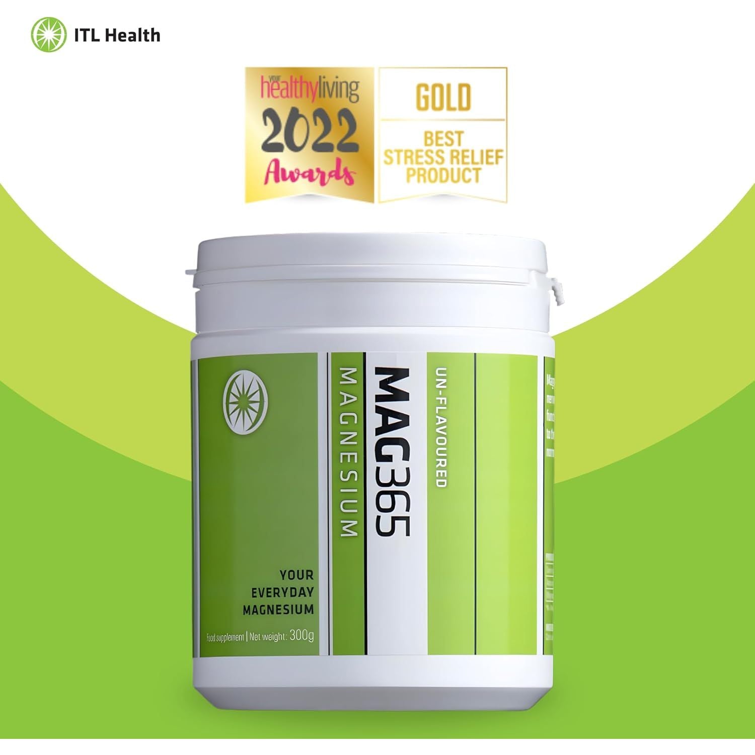 MAG365 Magnesium Citrate Powder - Highly Absorbable Magnesium Supplement - Unflavoured 300G