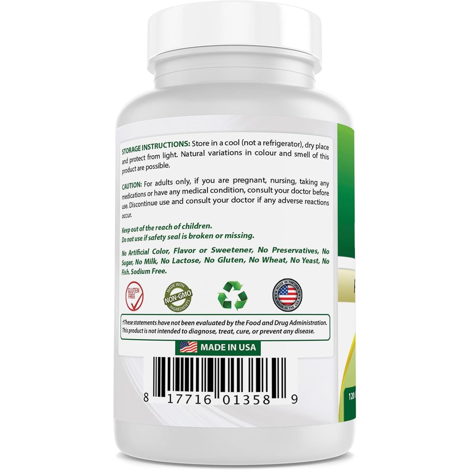 Best Naturals Alpha Lipoic Acid 300 Mg 120 Capsules