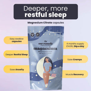 120-Count of 600Mg Magnesium Citrate Capsules for Women — Made for Fast & Effective Absorption — Helps with Menopause, Relaxation, Joint Health, and Good Night'S Sleep — Women'S Owned and Made in UK