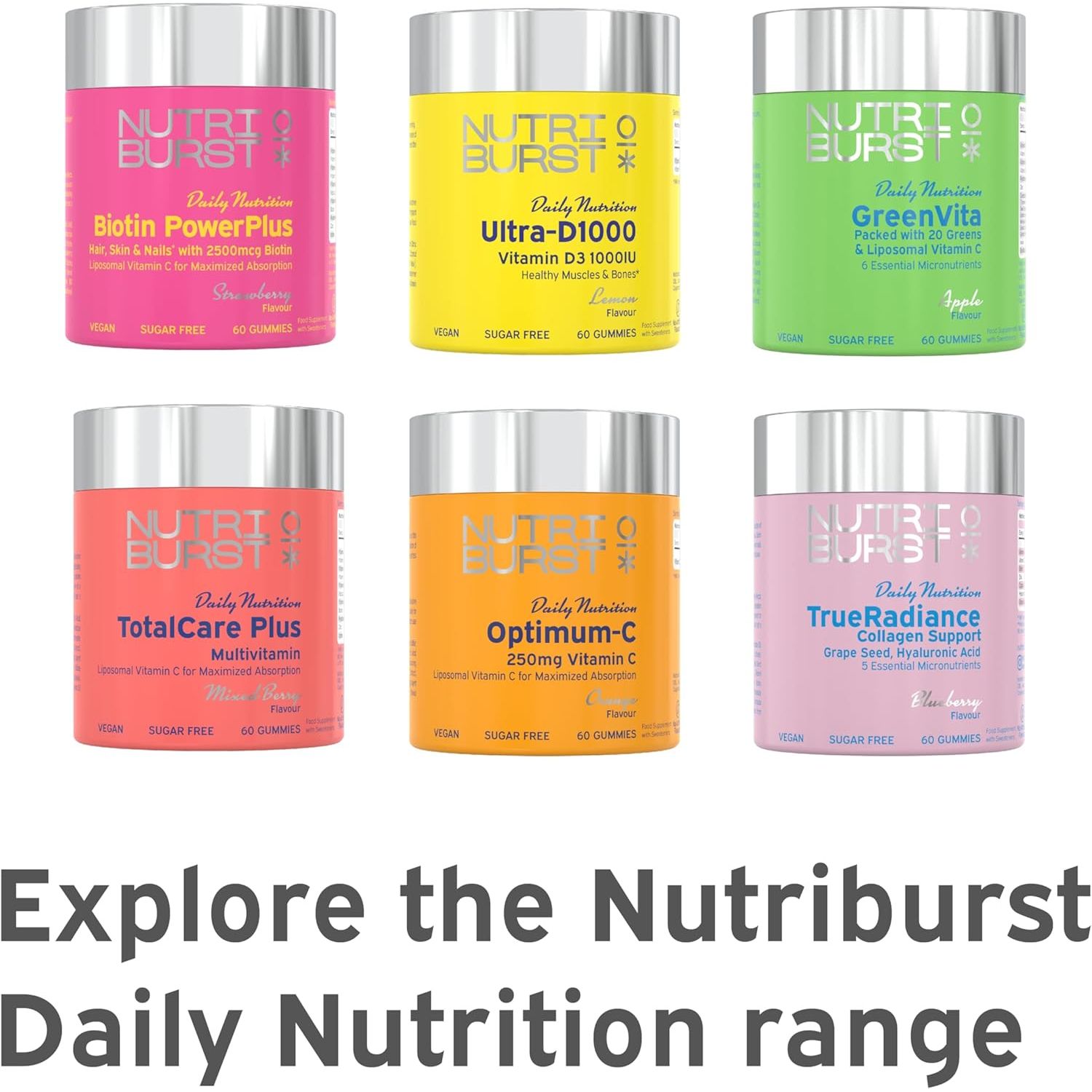 Nutriburst - Fembalance Hormone Balance for Women - Vitamin B6, Lemon Balm + Dong Quai - Regulate Hormones, Support Nervous System + Reduce Tiredness - 60 Gummies 1 Month Supply - Suitable for Vegans