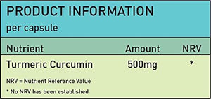 Turmeric Curcumin 500Mg anti Inflammatory & Antioxidant Supplements | 120 Capsules