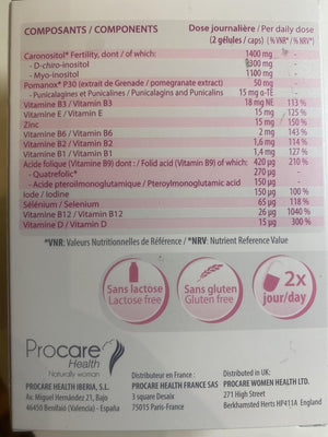 Pro Care Ovosciare Fertility 60 Capsules