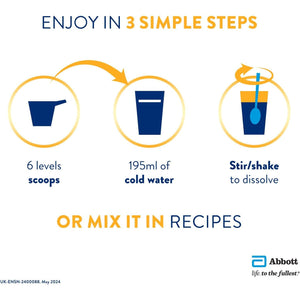 Ensure Nutrivigor Nutritional Shake – Vanilla Flavour – 850G – Food Supplement with Protein, HMB & 27 Vitamins & Minerals – Supports Strength, Energy & Immunity – with Vitamin D, C & B