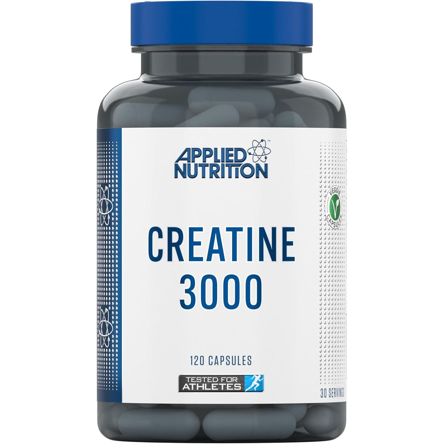 Creatine Monohydrate Capsules 3000Mg per Serving - Gym Supplement for Men & Women - Creatine Monohydrate Powder Alternative - Unflavoured Energy Supplement for Workout (120 Capsules - 30 Servings)