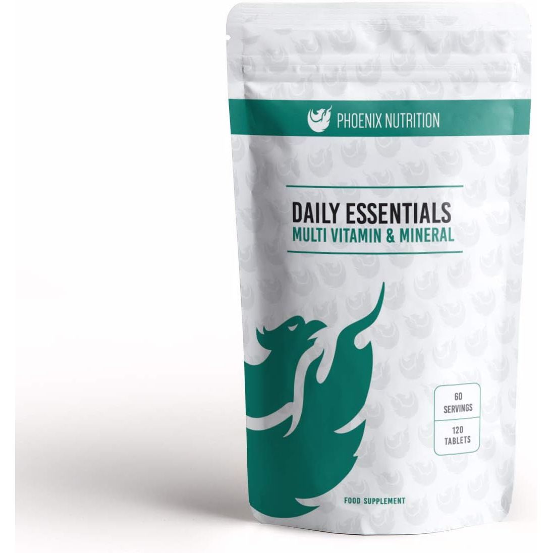 Daily Essentials Multivitamin & Mineral X 120 Tablets - 2 a Day Formula with Methylcobalamin, P-5-P, Methyl Folate, Bioperine and Chelated Minerals
