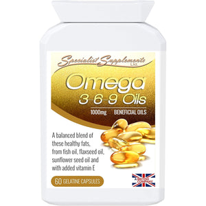 Specialist Supplements Omega 3-6-9 Oils 60 Capsules