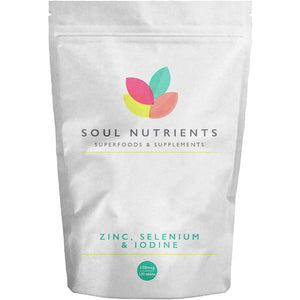 Selenium, Zinc & Iodine Tablets- One per Day- 120 Tablets- UK Made