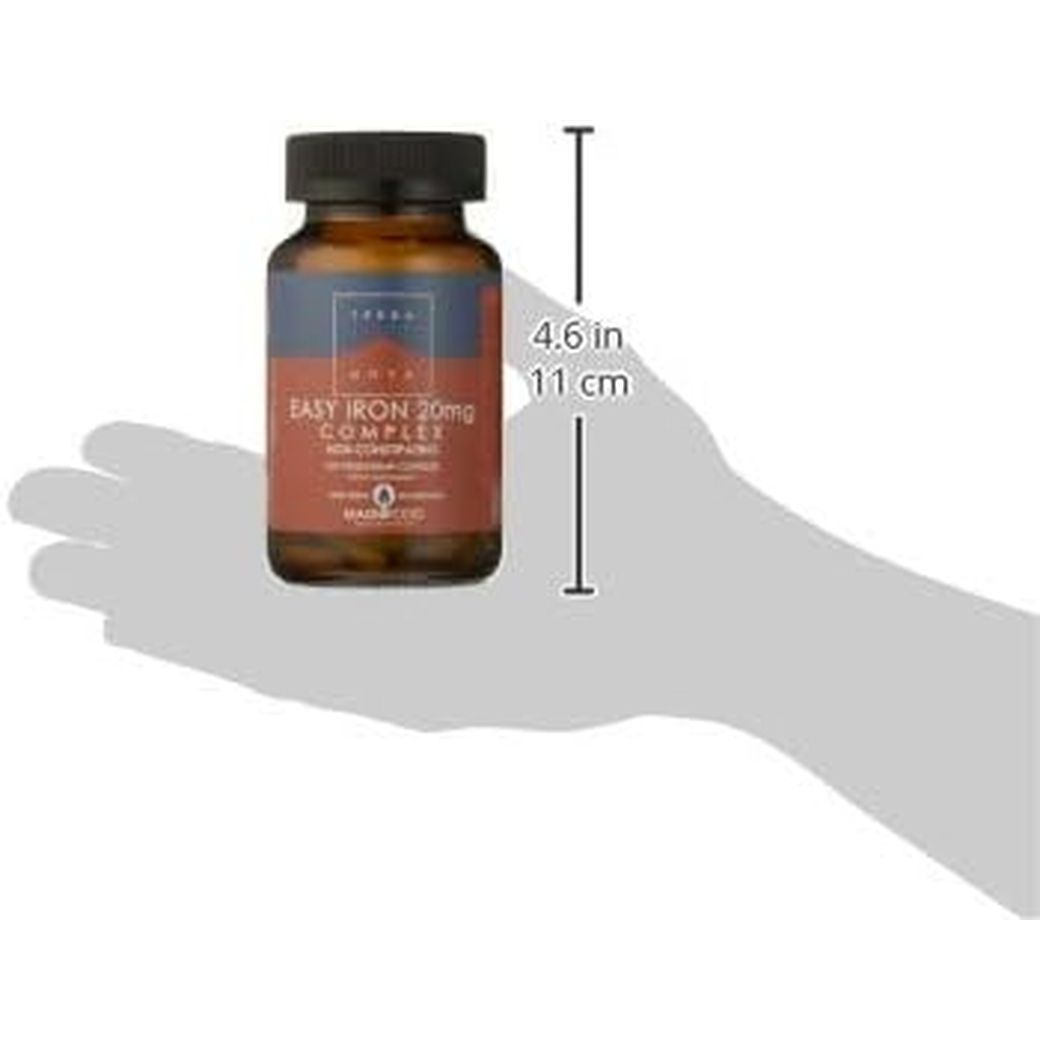 Terranova Easy Iron 20Mg Complex Non Constipating 100 Veg Capsules