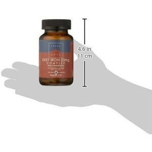 Terranova Easy Iron 20Mg Complex Non Constipating 100 Veg Capsules