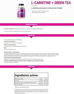 TREC Nutrition L-CARNITINE + Green Tea | Turn Fat into Energy | Weight Loss Metabolism Booster | 90 Capsules
