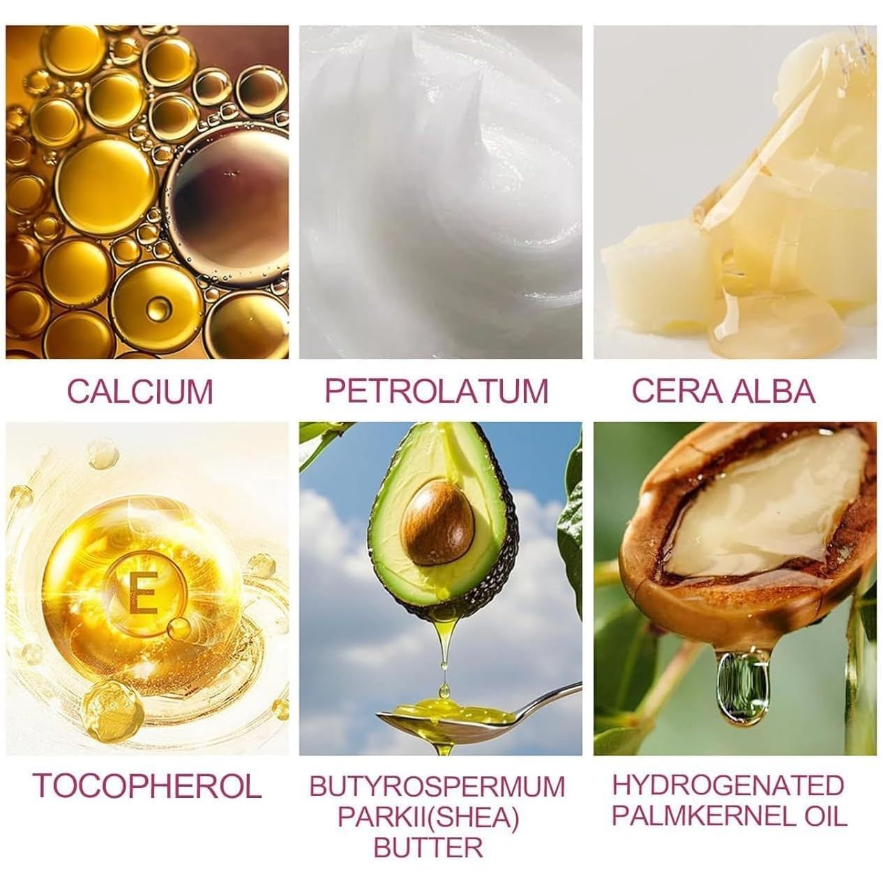 2Pcs Calcium Multi Balm,Calcium Volume Multi Balm,Wrinkle Core Stick,Korean Collagen Moisturing Stick,Anti-Aging, Hydrating, Almond & Vitamin E for Lip Balm Eye Cream Neck