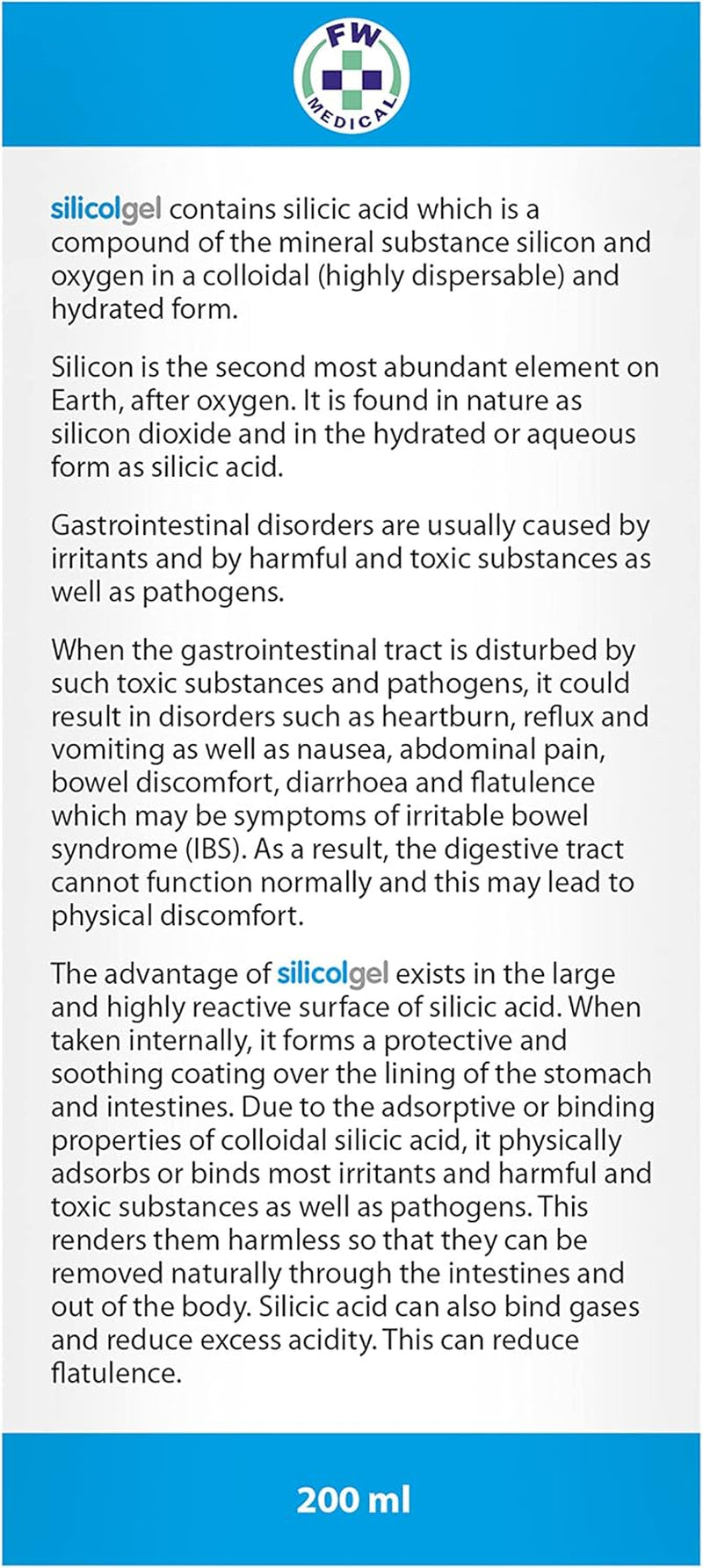 Silicolgel, 200 Ml