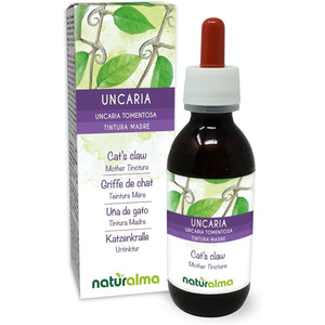 Cat'S Claw (Uncaria Tomentosa) Bark Alcohol-Free Mother Tincture Naturalma - Liquid Extract Drops 120 Ml - Food Supplement - Vegan