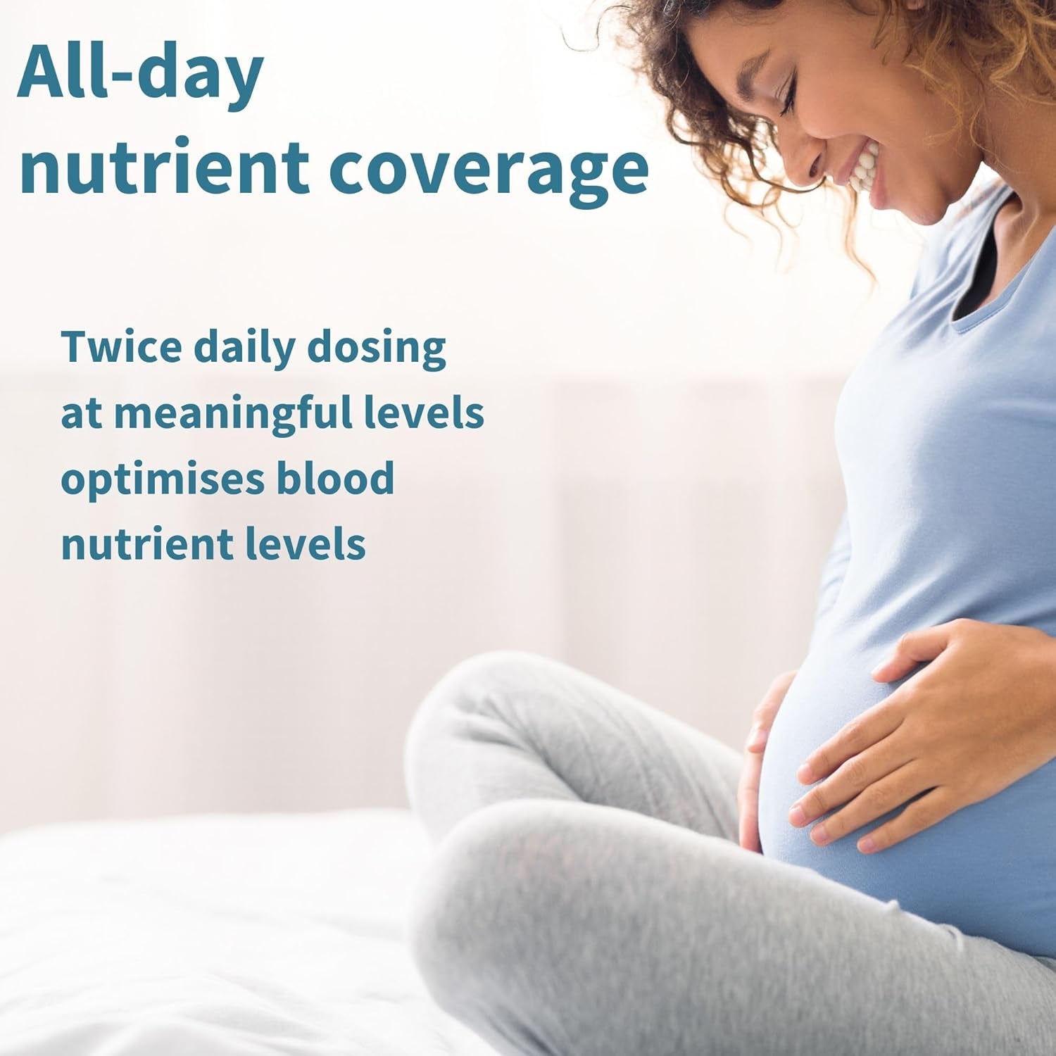 Igennus Advanced Prenatal Methylated Multivitamin, Folate for MTHFR, High Absorption, Clean Label, with Calcium, Choline, Magnesium & Gentle Iron, Complete Vegan Pregnancy Vitamins, 60 Tablets