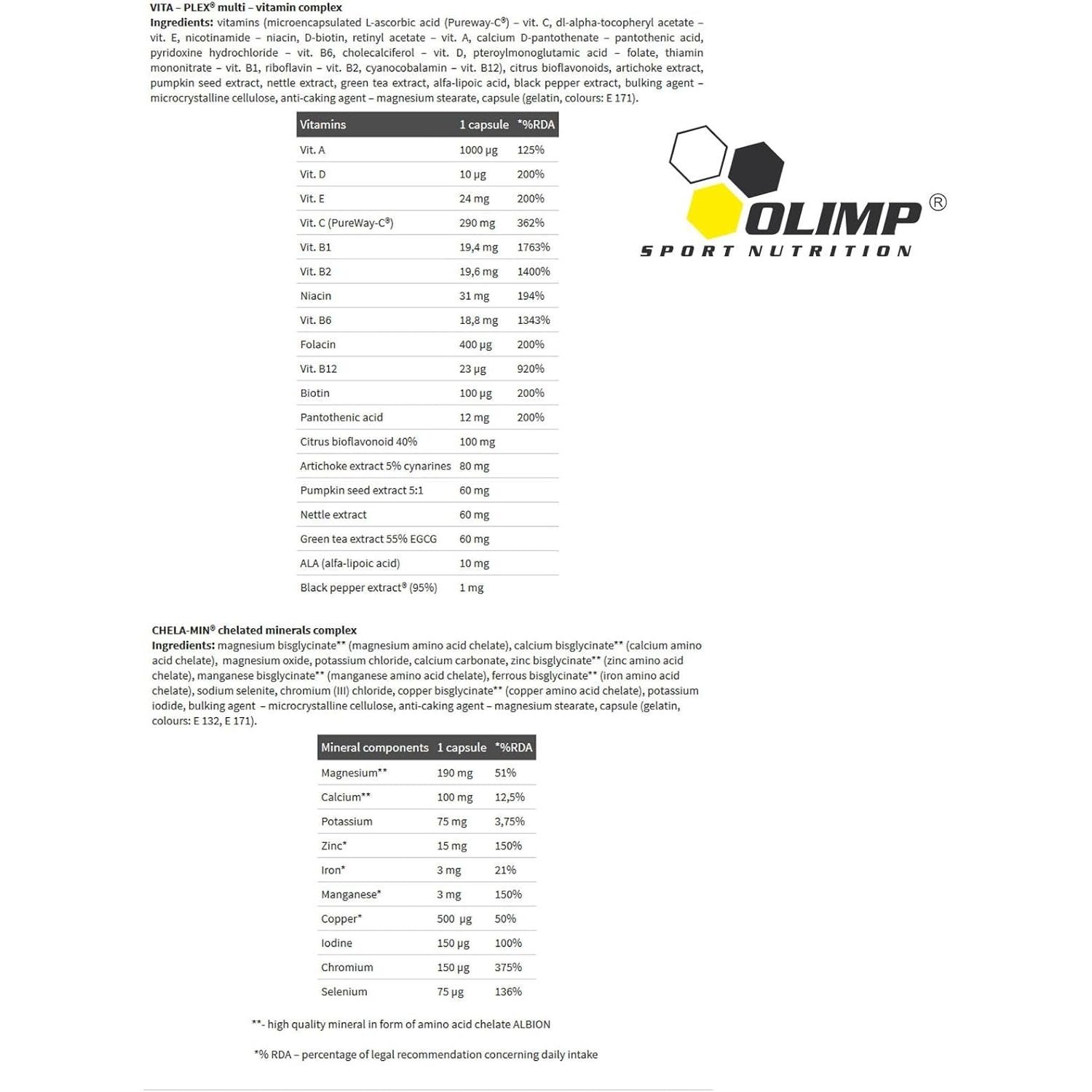 Olimp Sports Nutrition Vita-Min Multiple Sport 60 Caps