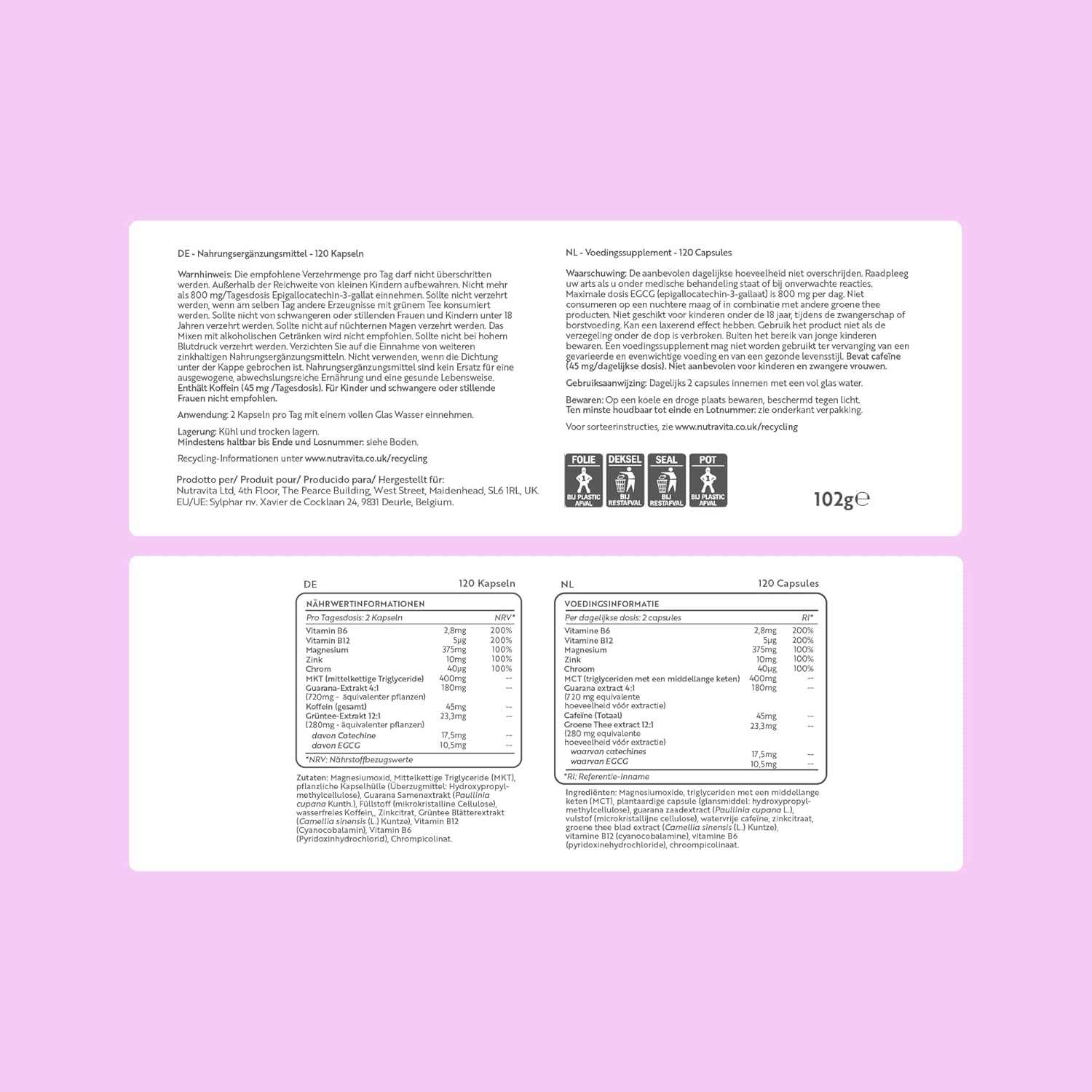 Keto Complete Diet Pills – 2 Month Supply – Max Strength 1788Mg Complex for Men & Women - MCT Oil, Green Tea, Vitamins & Minerals – Contribute to Fatty Acid & Carb Metabolism – Made in the UK