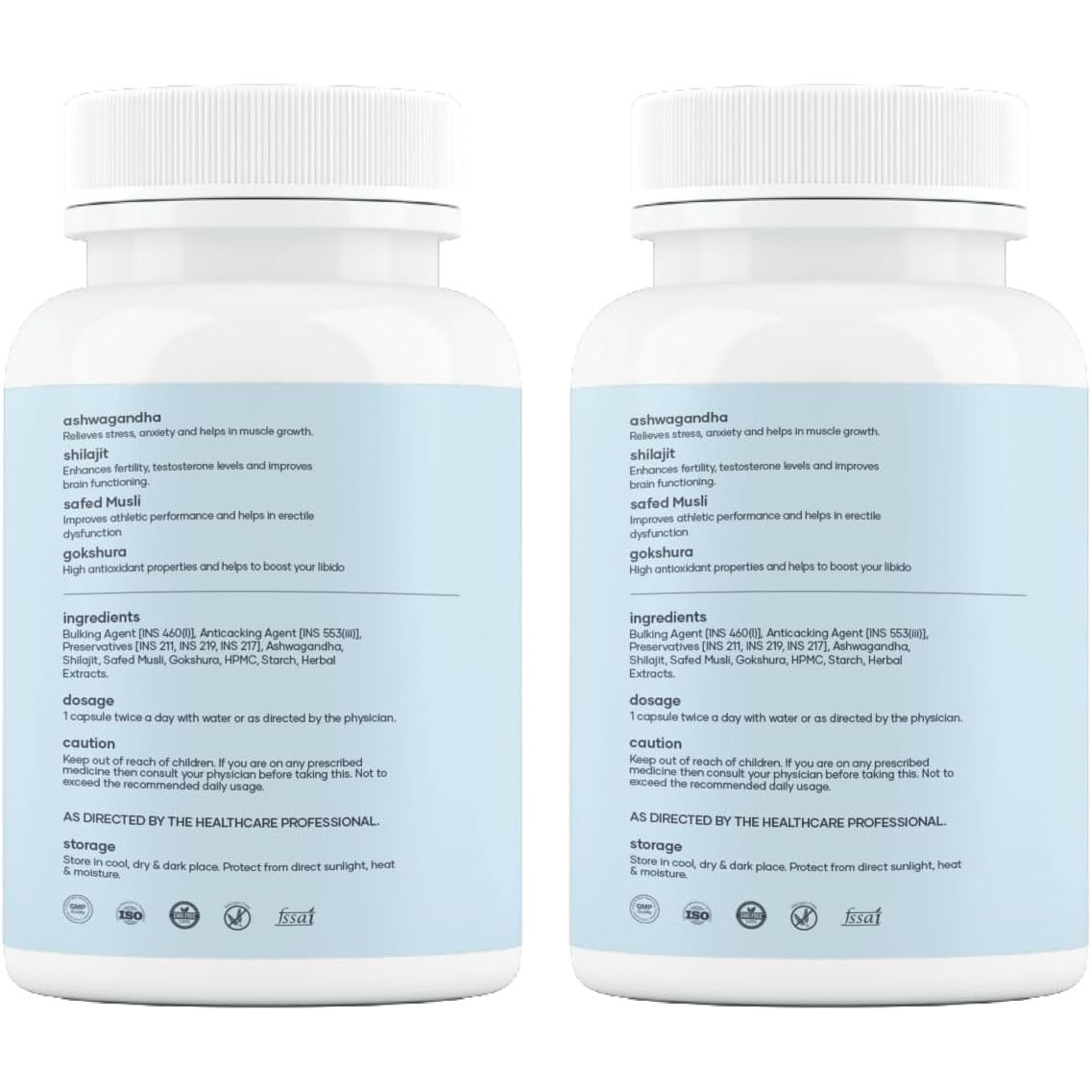 Mars Surgemax Natural Capsules with Shilajit & Safed Musli | Supports Energy, Strength & Immunity | for Active Lifestyle | 120 Capsules | Pack of 2
