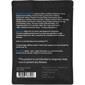 HARDON BLUE - 10 Tablets, Performance Supplements for Men, Extra Strong, Last Longer, Energy and Stamina Support, 100% Herbal, Ginseng, Maca