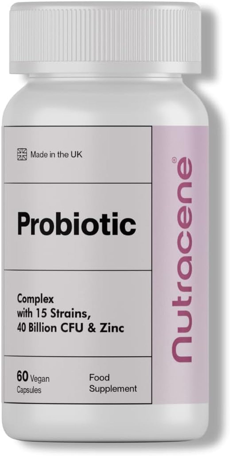 Advanced Probiotics 40 Billion CFU – 15-Strain Formula with 26B Acidophilus – Gut, Immune & Bowel Support – Made in the UK | GMP Standards | Vegan | Non-Gmo | Gluten & Dairy Free