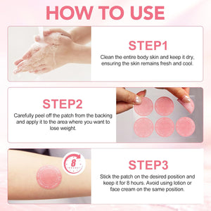 GLP-1 Patches with L Glutamine, Berberine & Pomegranate – Natural Weight Management Patch, 30 Transdermal Patches for Appetite Control & Metabolism Support (1)