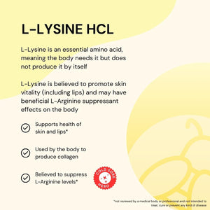 Herstat L-Lysine 1500Mg | High Potency Essential Amino Acid, Vegetable Tablets, 120Ct