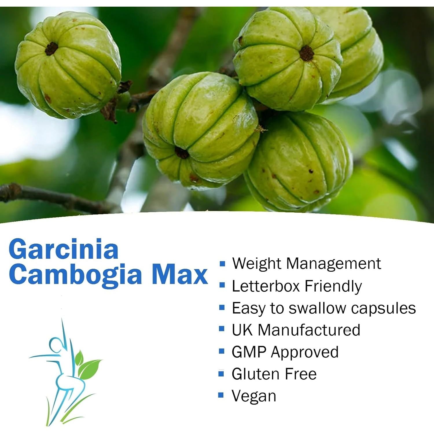 90 Capsules Garcinia Cambogia Max Pure Extreme Weight Management Detox Capsules 1500Mg Daily Dose Dieting UK Manufactured