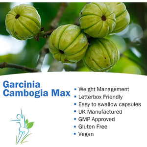 90 Capsules Garcinia Cambogia Max Pure Extreme Weight Management Detox Capsules 1500Mg Daily Dose Dieting UK Manufactured