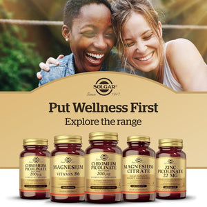 Solgar Chromium Picolinate 200 Μg Vegetable Capsules - Pack of 90 - High Absorption Rate - Supports a Healthy Metabolism and Blood Glucose Level - Vegan and Gluten Free Gold