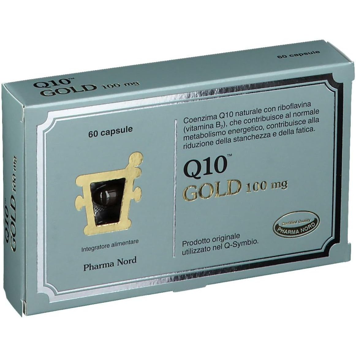 Pharma Nord Q10 Gold (100 Mg) - 60 Capsules, Multicoloured