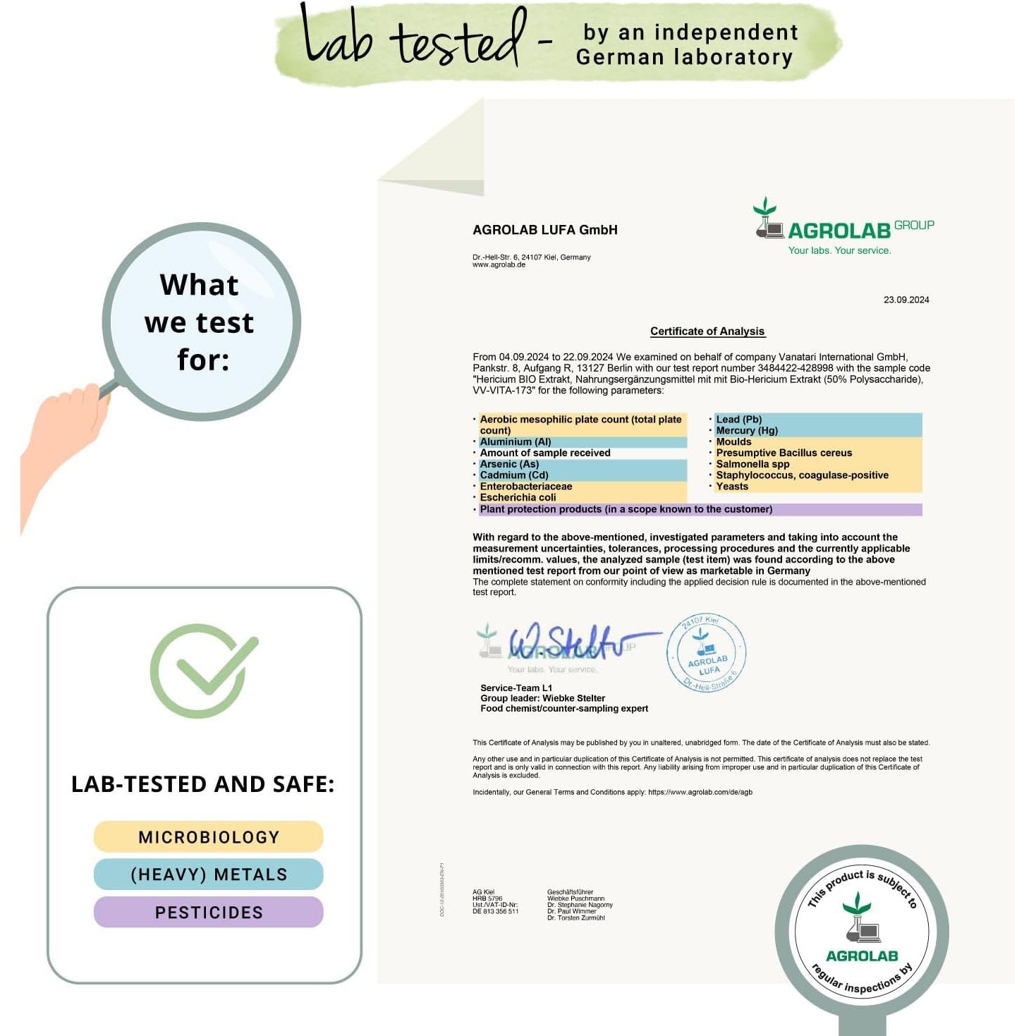 Vegavero Organic Lions Mane 10,000 Mg | NO Additives | 20:1 High Strength Mushroom Extract (Not Powder) | 50% Polysaccharides | Focus Supplement | Vegan