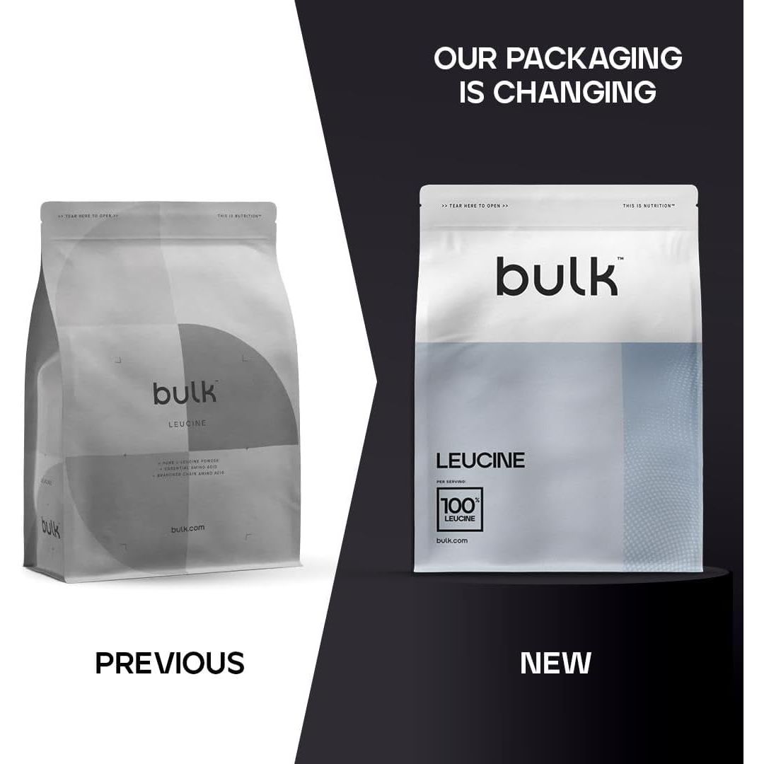 Bulk Leucine Powder, 500 G, 166 Servings, Packaging May Vary