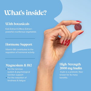 Novomins Estro Gummies – Womens Multivitamins - with Vitamin D, B6, B12, Maca & Kale Extract, Inulin - 60 Vegan Gummies