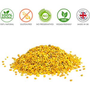 Nutriseed Bee Pollen 100G - Nutrient Rich Complete Superfood with Vitamins, Minerals, Amino Acids & Fatty Acids, Rich in Protein & Antioxidants, 100% Natural, Gluten-Free, Sourced from Spain