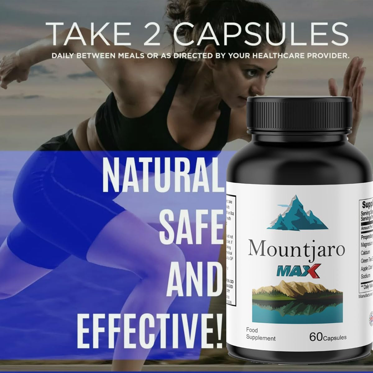 Mountjaro Max- / Weight Management Capsules - Natural Ingredients - 60 Capsules/Supplement Heaven