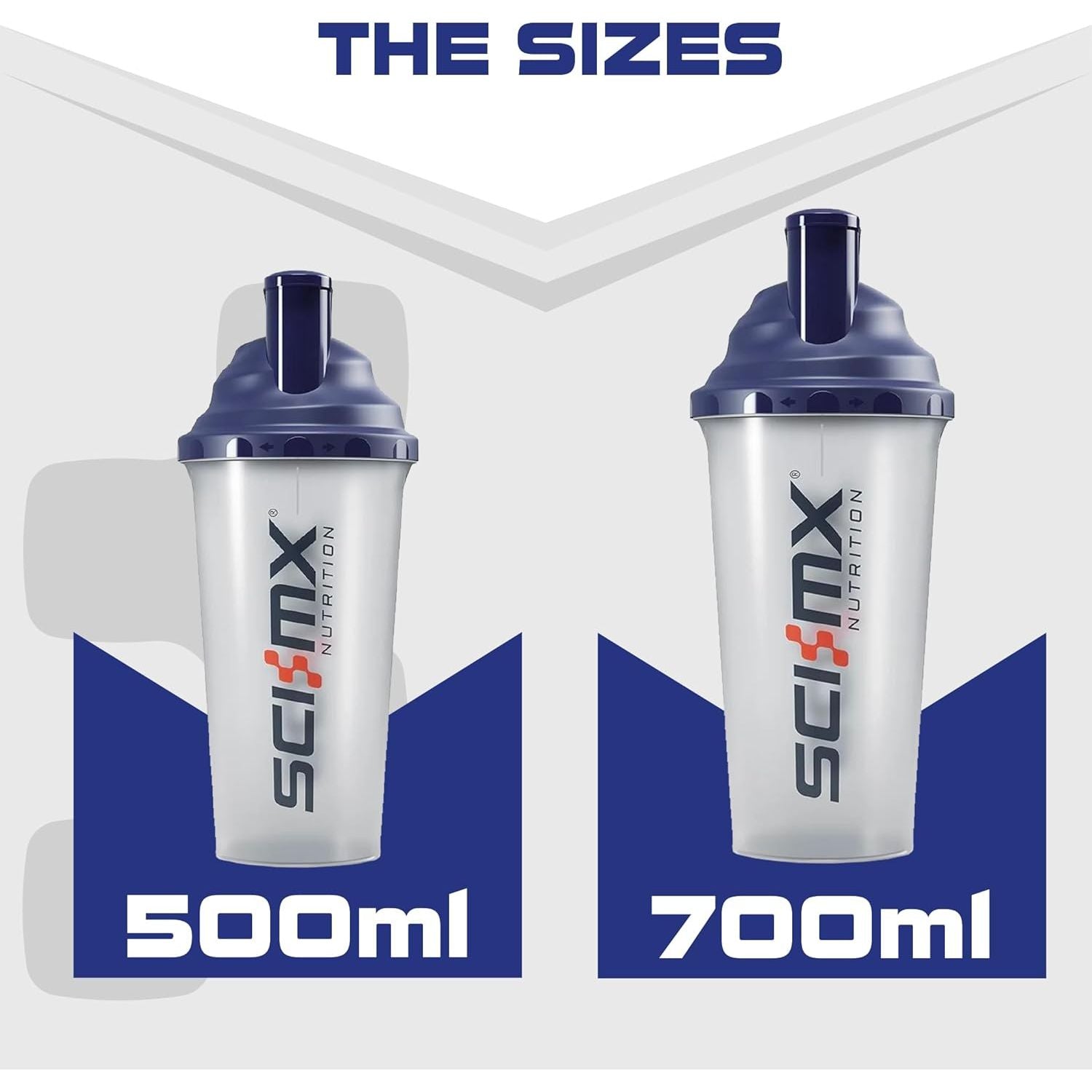 SCI-MX Protein Shaker Bottle for Protein Shakes - 100% Leak Proof • Smooth / Easy Blending • 500Ml
