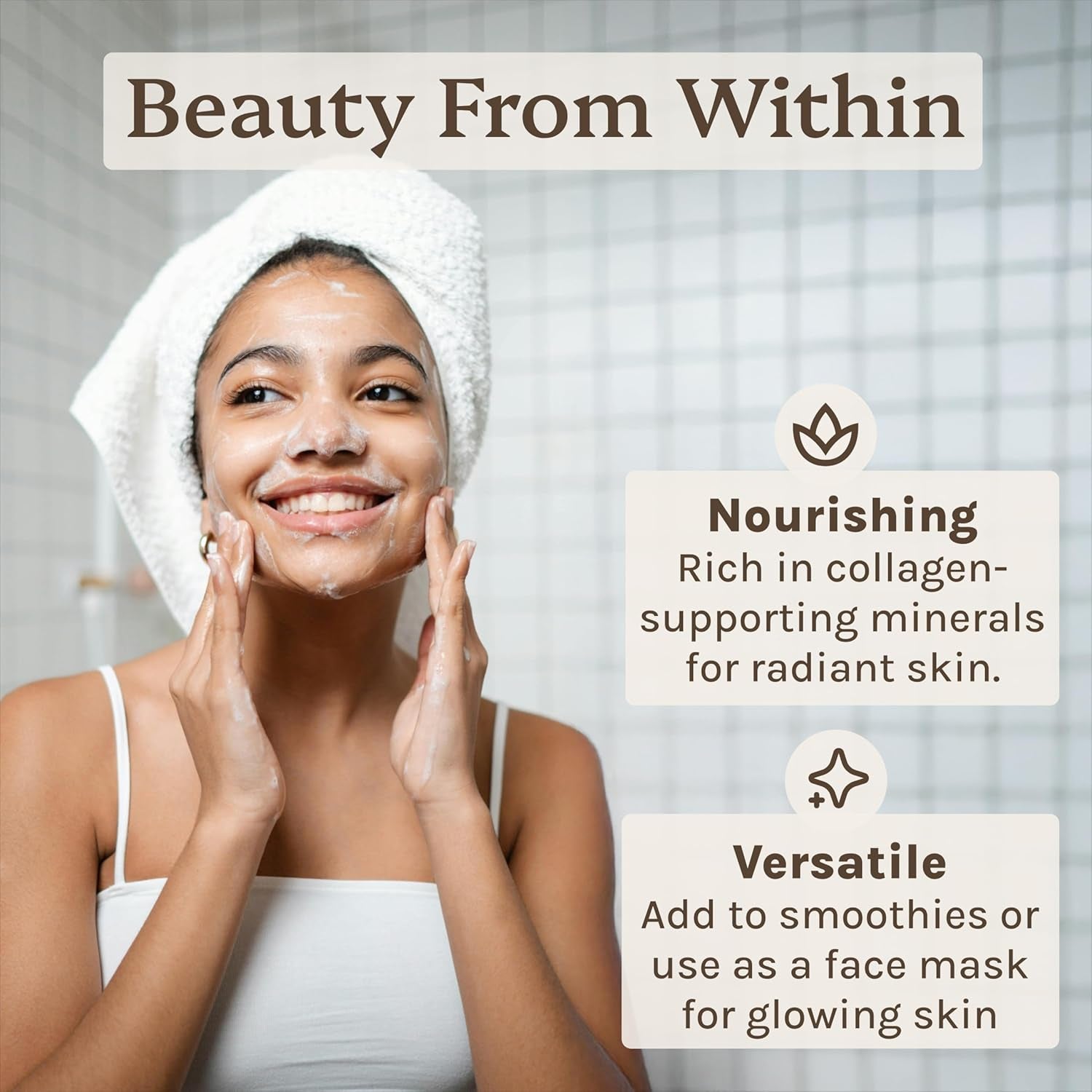 Sea Moss Gel 350Ml - 100% Wildcrafted Jamaican Seamoss | Rich in 92 Essential Minerals & Vitamins | Supports Immunity, Skin & Gut Health | Vegan & Gluten-Free Superfood | Dr Sebi Inspired Irish Moss