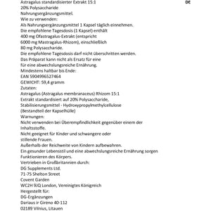 Hepatica Astragalus 6,000Mg | 15:1 Extract (400Mg) | 120 Vegan Capsules | 20% Polysaccharides | High Strength Immune & Energy Support | 3Rd Party Lab Tested