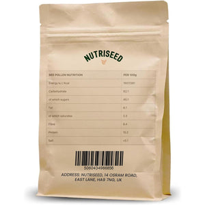 Nutriseed Bee Pollen 100G - Nutrient Rich Complete Superfood with Vitamins, Minerals, Amino Acids & Fatty Acids, Rich in Protein & Antioxidants, 100% Natural, Gluten-Free, Sourced from Spain
