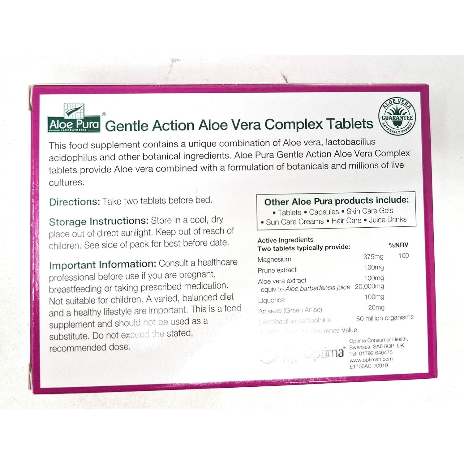 Colax Gentle Action Colon Cleanse 30 Tablets X 2