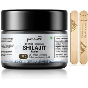 Pure Organic Himalayan Shilajit Resin,Gold Grade 50G Shilajit, Rich in Fulvic & Humic Acid 2 Months Supply