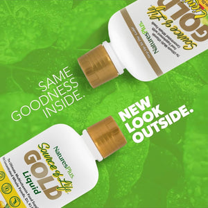 Naturesplus Source of Life Gold Liquid 236Ml - High Potency Food Based Multivitamin and Mineral - Energy and Immune Support - Vegetarian, Gluten Free
