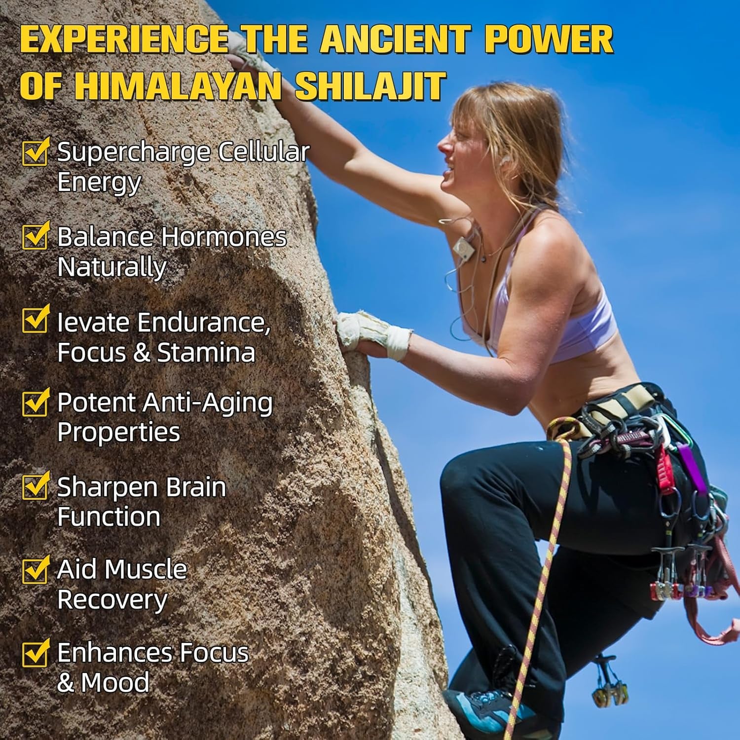 Shilajit Gummies for Men & Women, Enhanced Strength Gummies for Overall Wellness, Natural Himalayan Gold Shilajit Gummie Rich in Ashwagandha, Gokshura, Energy Boost and Endurance, 60 Gummies