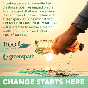 Troo Health Troo Marine Collagen Supplement - 60 High Strength Capsules 1200Mg Serving - Hydrolysed Marine Collagen Peptides with Vitamin C to Support Healthy Skin - UK Manufactured to GMP Standards