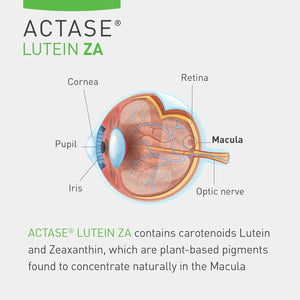 Actase ZA - Double Pack - Scientifically Formulated Lutein and Zeaxanthin Eye Care Supplement with Added Vitamins to Maintain Healthy Vision - 2X30 Softgels