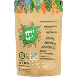 Wholefood Earth Organic Psyllium Husk Powder - 250G - High Fibre - High Protein - Certified Organic