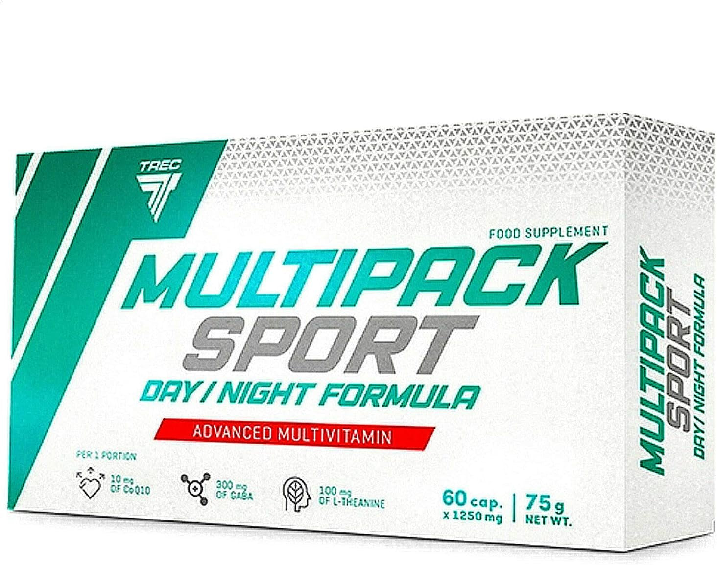 TREC Nutrition Multipack Sport Day/Night - Advanced Multivitamin & Multimineral | Food Supplement | for Men & Women (60 Capsules)